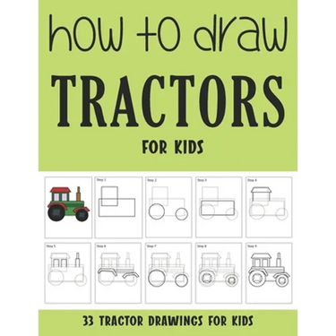 How to Draw Tractor for Kids