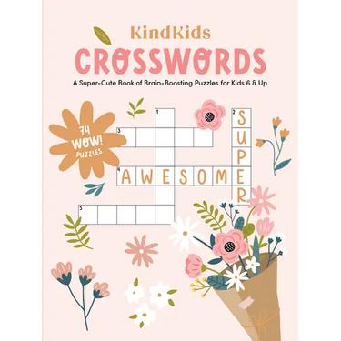 Kindkids Crosswords: A Super-Cute Book of Brain-Boosting Puzzles for Kids 6 & Up