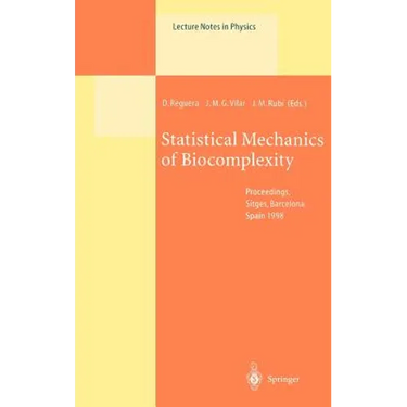 Statistical Mechanics of Biocomplexity: Proceedings of the XV Sitges Conference, Held at Sitges, Barcelona, Spain, 8-12 June 1998