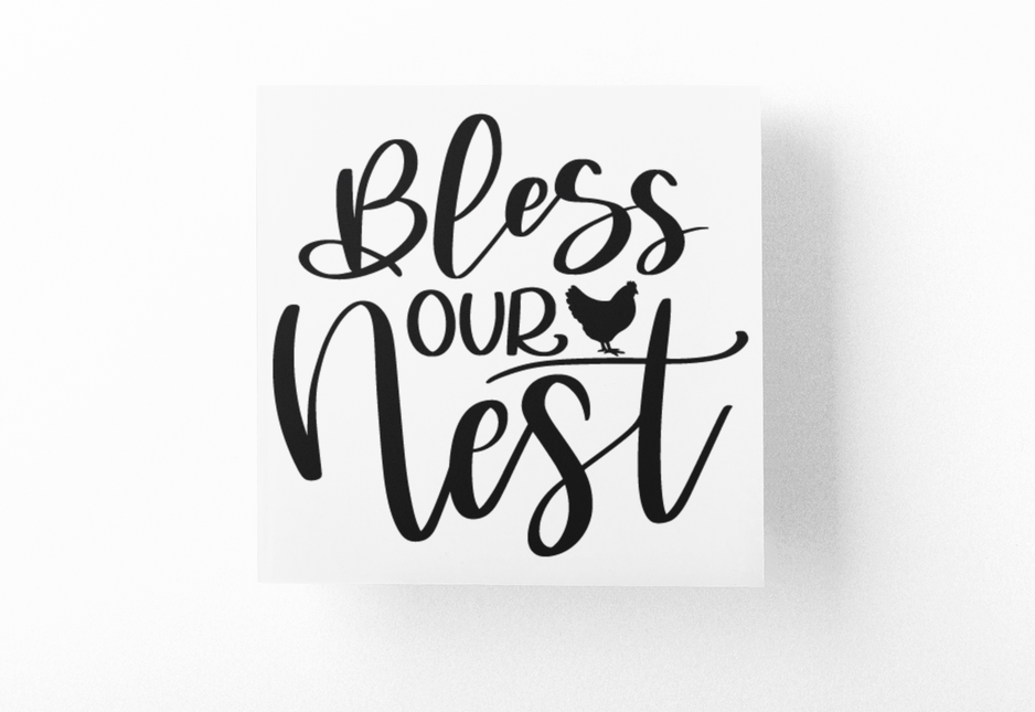 Bless Our Nest Family Sticker by WinsterCreations™ Official Store