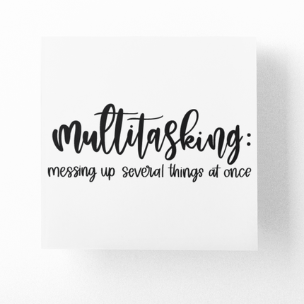 Multitasking Definition Sarcastic Sticker by WinsterCreations™ Official Store