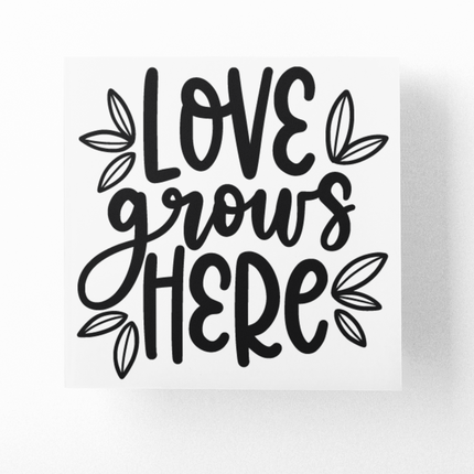 Love Grows Here Plant Mom Sticker by WinsterCreations™ Official Store