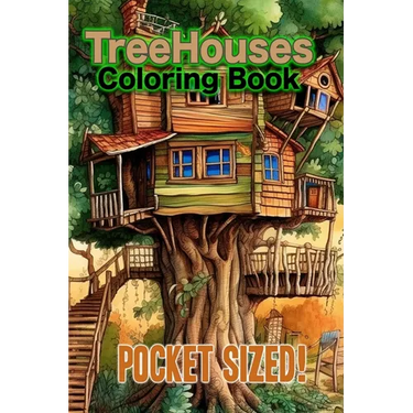 TreeHouses Coloring Book: Pocket-Sized Edition