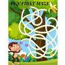 Fun First Maze: Mazes Book For Kids 4-8 year, Facts And Information