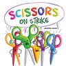 Scissors on Strike: A Funny, Rhyming, Read Aloud Kid's Book About Respect and Kindness for School Supplies