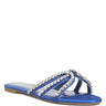 Mezzie Dimante Strap Flat Sandals - Vysn