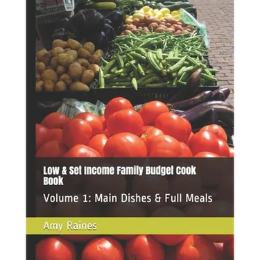 Low & Set Income Family Budget Cook Book: Main Dish and Full Meals Volume 1
