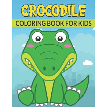 Crocodile Coloring Book For Kids: 50 Crocodile Designs for Kids And Toddlers