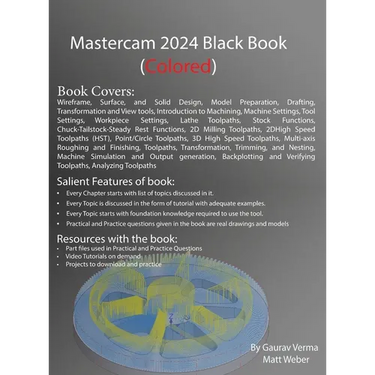 Mastercam 2024 Black Book: Colored