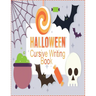 halloween cursive writing book: Cursive Writing Practice Book, Learn to Write in Cursive for kids 3 In 1 Letters, Words, Sentences