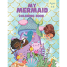 Mermaid Kids Coloring Book For Ages 4-8
