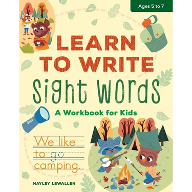 Learn to Write Sight Words: A Workbook for Kids