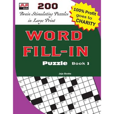 WORD FILL-IN Puzzle Book 3