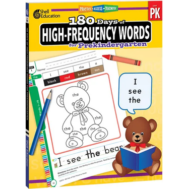180 Days(tm) High-Frequency Words for Prekindergarten: Practice, Assess, Diagnose