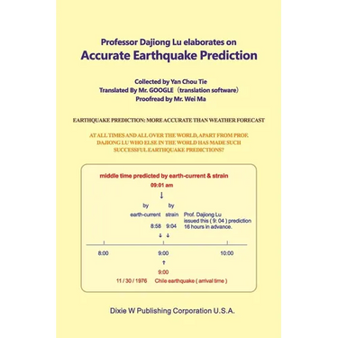 Professor Dajiong Lu elaborates on Accurate Earthquake Prediction
