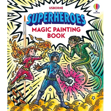 Superheroes Magic Painting Book