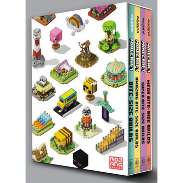 Minecraft: Bite-Size Builds Collection 4-Book Boxed Set: Minecraft: Bite Size-Builds, Minecraft: Amazing Bite-Size Builds, Minecraft: Super Bite-Size
