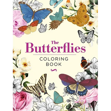 The Butterflies Coloring Book: Hardback Gift Edition