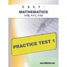 Cset Mathematics 110, 111, 112 Practice Test 1