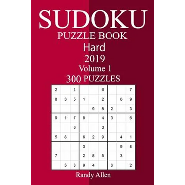 300 Hard Sudoku Puzzle Book 2019
