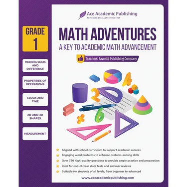 Math Adventures - Grade 1: A Key to Academic Math Advancement