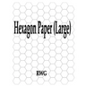 Hexagon Paper (Large): 200 Pages 8.5" X 11"