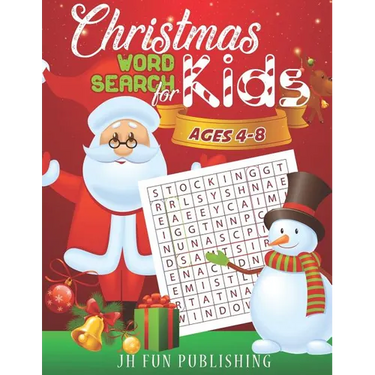 Christmas Word Search For Kids Ages 4-8