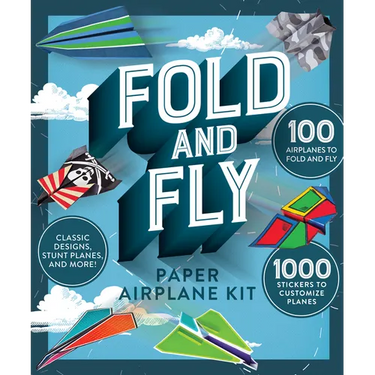 Fold and Fly Paper Airplane Kit