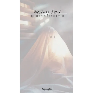 Ghost Aesthetic Writing Pad: Halloween Stationery Notes Memo Book for Home Office School Desk
