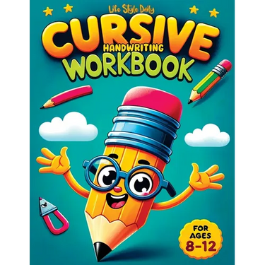 Cursive Workbook for Kids ages 8-12: A Beginner's Workbook For Learning Beautiful And Magical Calligraphy - A Book for Children to Learn Traditional I