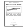 Crosman Arms Company Model 140, 147, 147BP, 1400 Rifles: Owner's Manuals, Factory Service Manuals, Exploded Views, Technical Information Service Bulle
