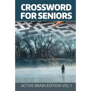 Crossword For Seniors: Active Brain Edition Vol 1