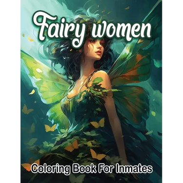Fairy woman coloring book for inmates