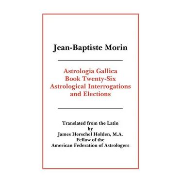 Astrologia Gallica Book 26