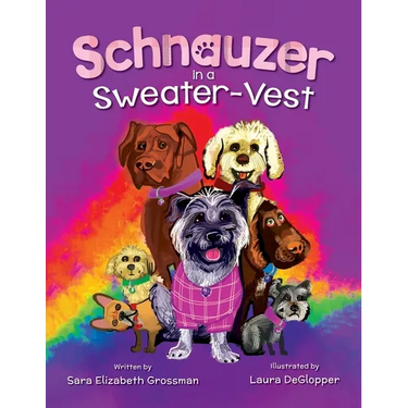 Schnauzer in a Sweater-Vest