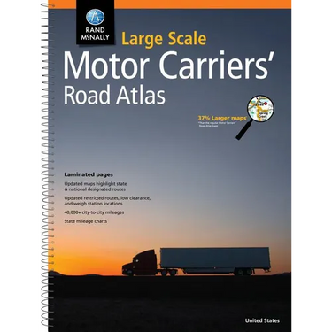 Rand McNally Large Scale Motor Carriers' Road Atlas