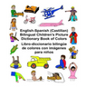 English-Spanish (Castilian) Bilingual Children's Picture Dictionary Book of Colors Libro-diccionario bilingüe de colores con imágenes para niños