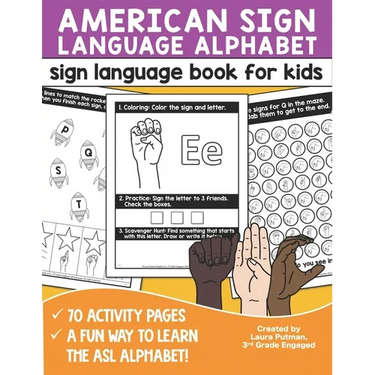 Sign Language Book for Kids: American Sign Language Alphabet