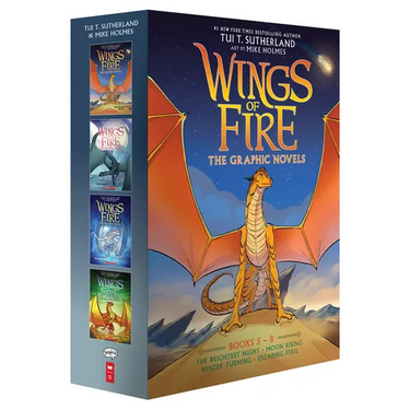 Wings of Fire #5-#8: A Graphic Novel Box Set (Wings of Fire Graphic Novels #5-#8)
