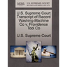 U.S. Supreme Court Transcript of Record Washing-Machine Co V. Providence Tool Co