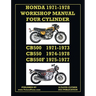 Honda 1971-1978 Workshop Manual 4-Cylinder Cb500, Cb550 & Cb550f Super Sport