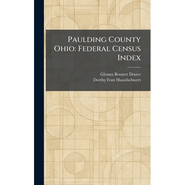Paulding County Ohio: Federal Census Index