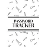 Password Tracker (White Keys): 6"x9" Alphabetical Password Logbook for Easy Organization