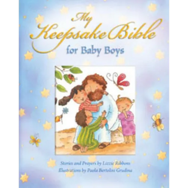 My Baby Keepsake Bible for Baby Boys