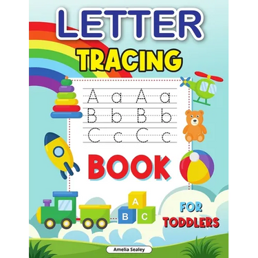Trace Letters for Kids: ABC Trace Book, Awesome Practice Workbook for Alphabet Learning, Tracing Alphabet for Preschoolers