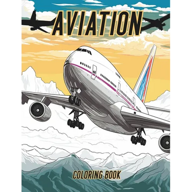 Aviation: Coloring Book