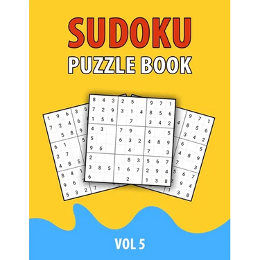 Sudoku Puzzle Book Vol 5: Perfect Sudoku Book For Teen, Easy To Hard Sudoku Challenging And Fun Puzzle