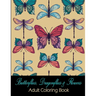 Butterflies, Dragonflies & Flowers: Adult Coloring Book