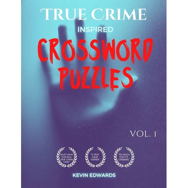True Crime Inspired Crossword Puzzle Book for Adults