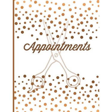 Appointments: Hair Salon Appointment Setting Book
